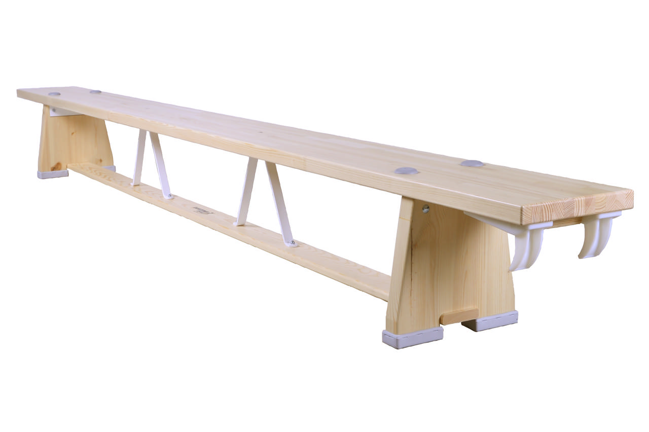 Gymnastikbänk 3m. Monterad