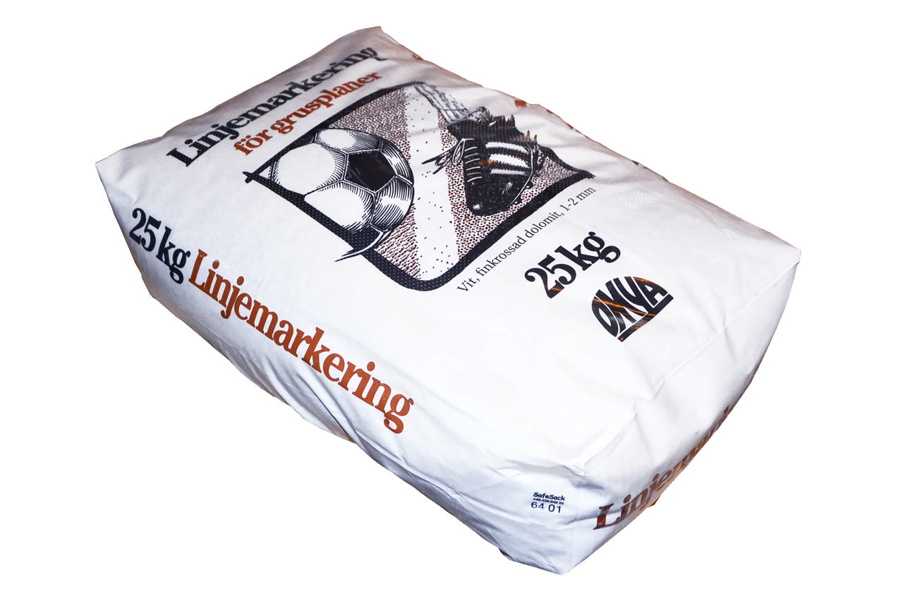Linjeringskrita säck 25 kg