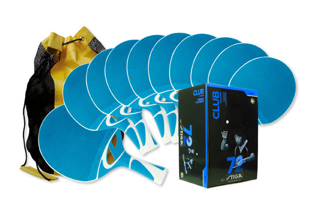 Bordtennisrack- & bollpaket