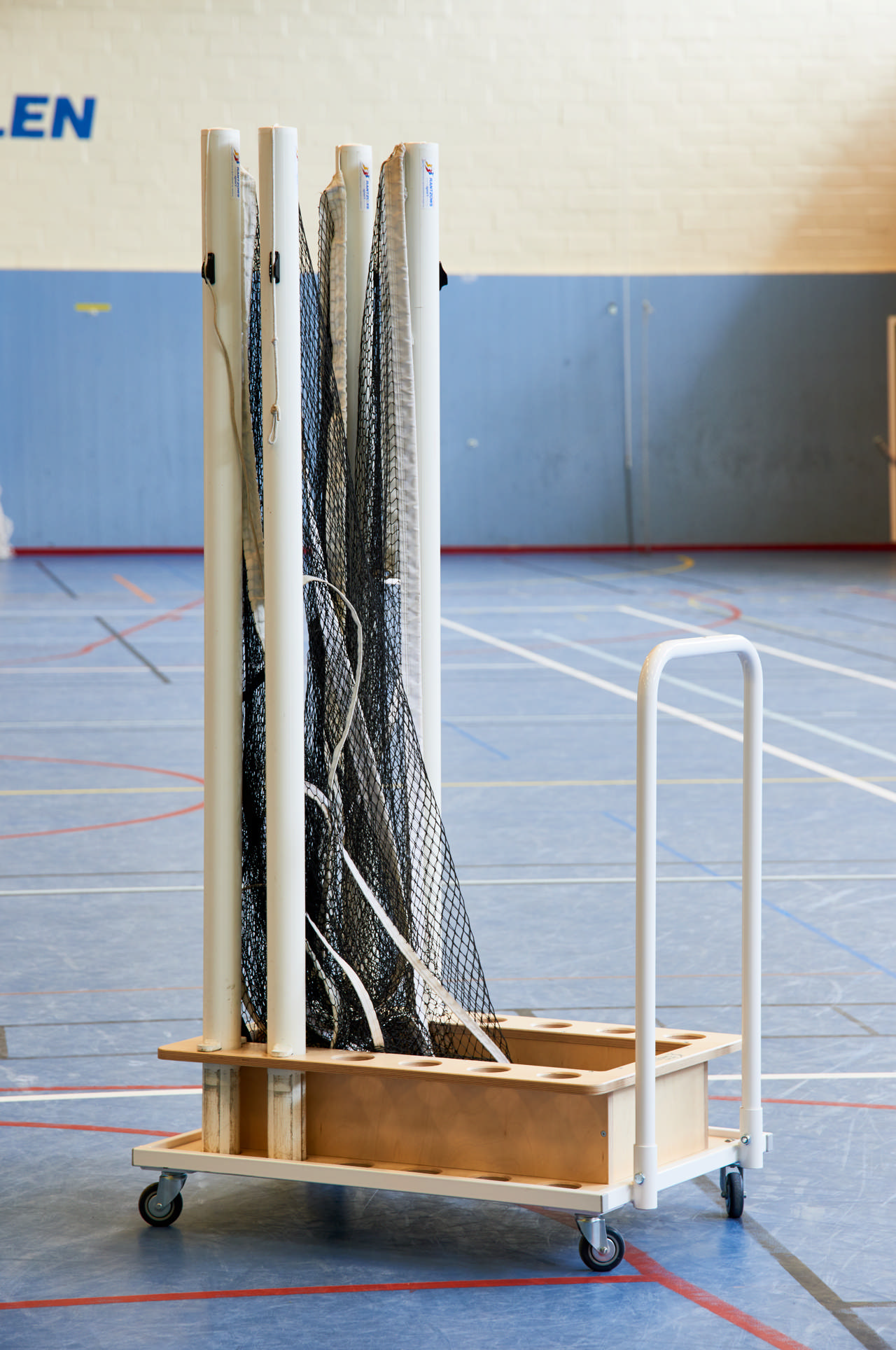 Förvaringsvagn Badminton för 6 par
