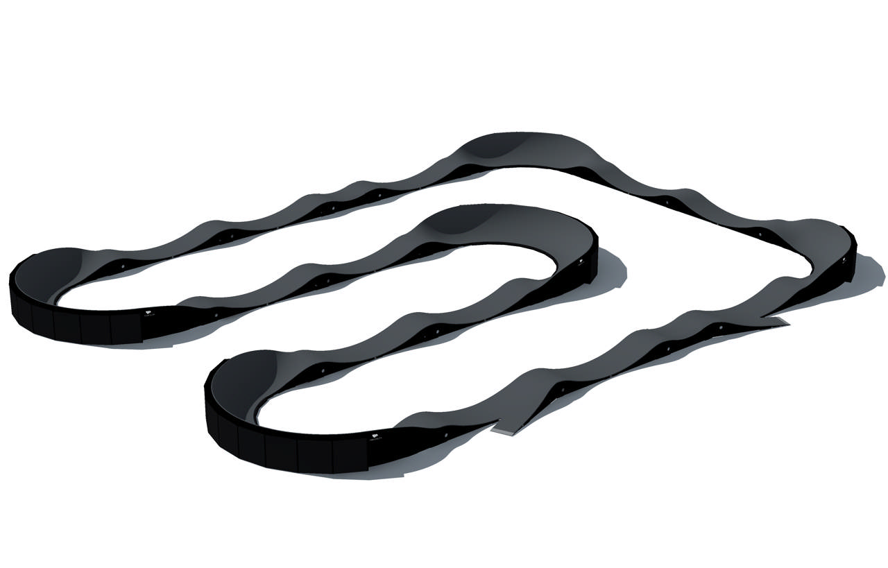 PumpTrack Sidewinder Komplett