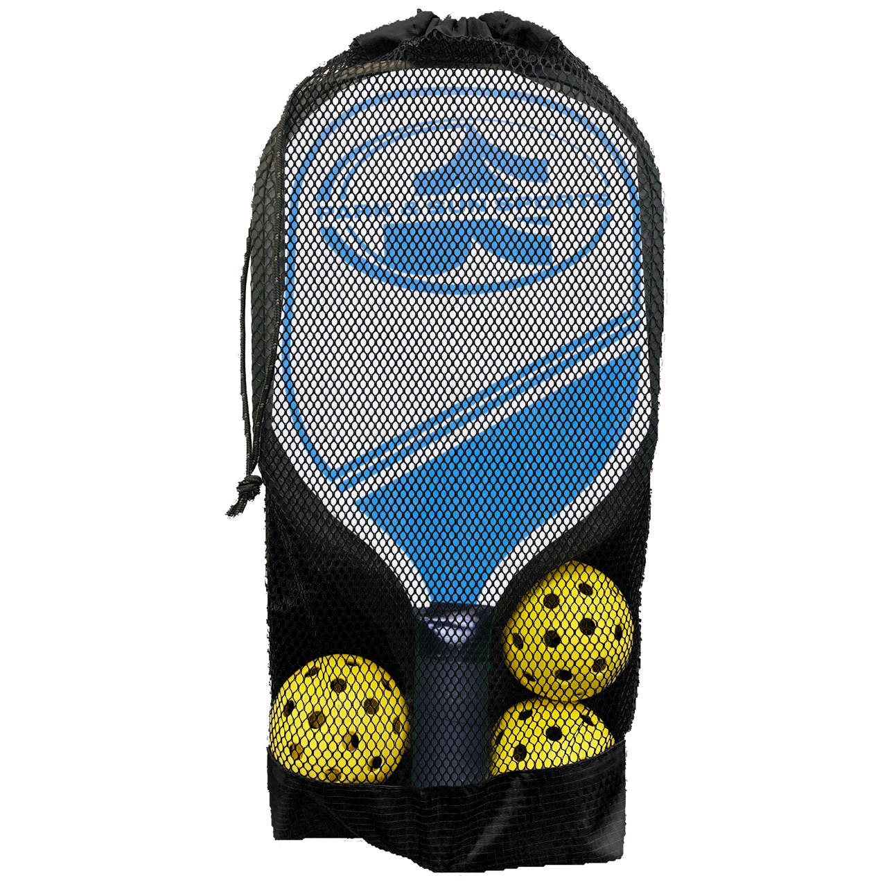 Pickleball-rack och bollset