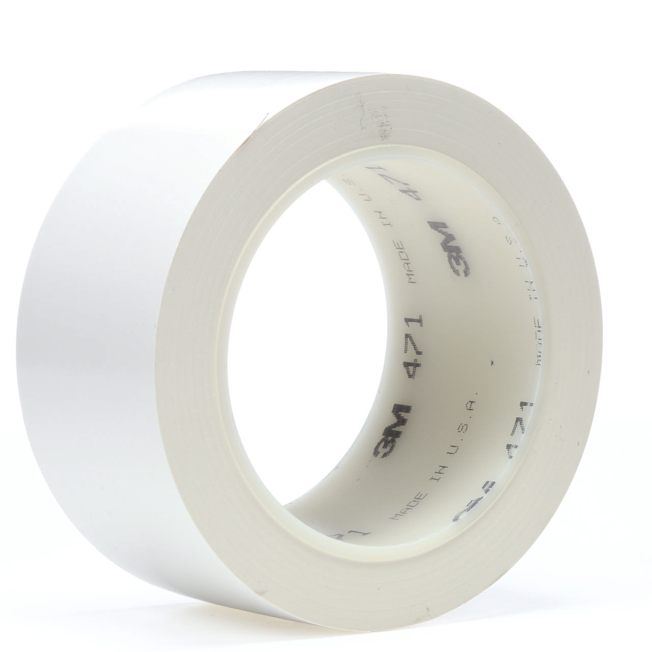 Linjetejp vinyl 50 mm x 33 M, rulle, vit