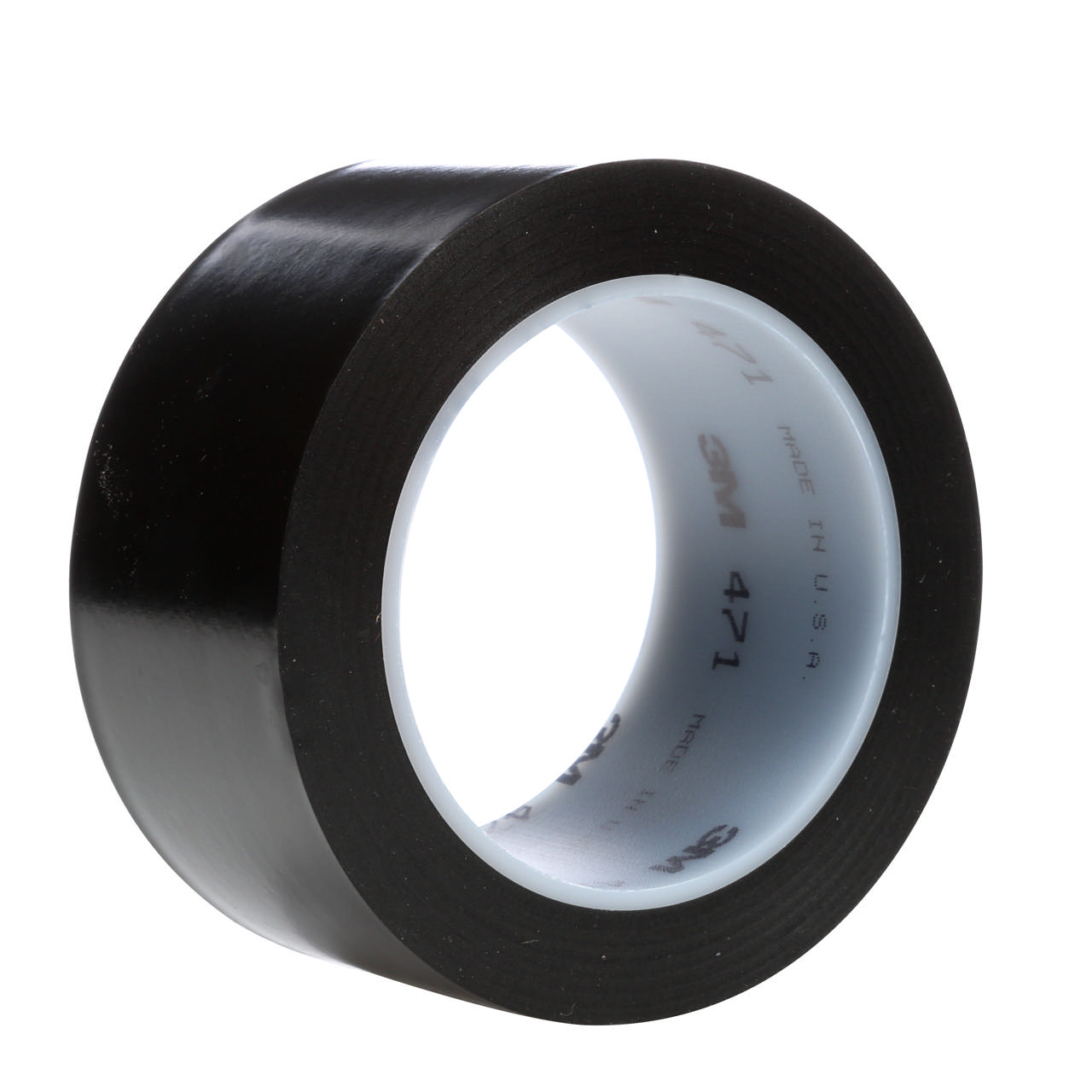 Linjetejp vinyl 50 mm x 33 M, rulle, svart