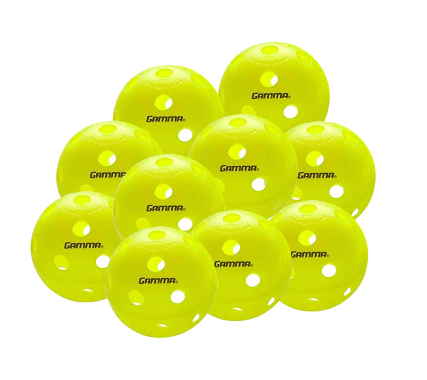 Pickleballboll GAMMA Photon Indoor, 10-pack