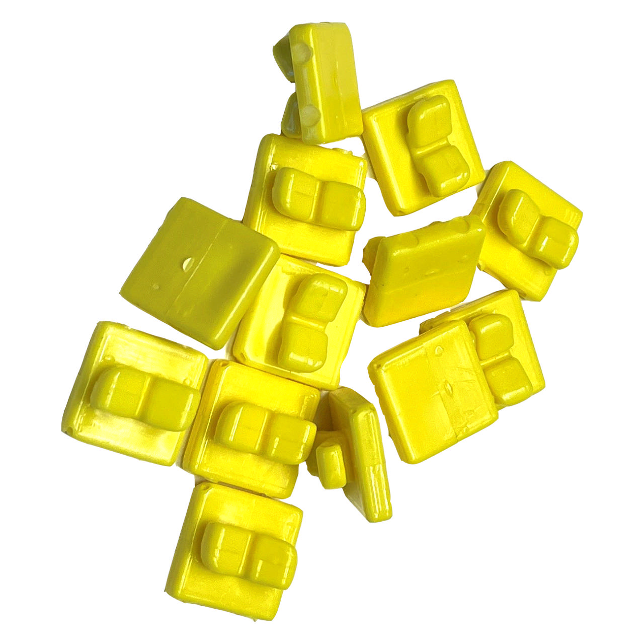 Nätkroksats, platt nylon, 30-p