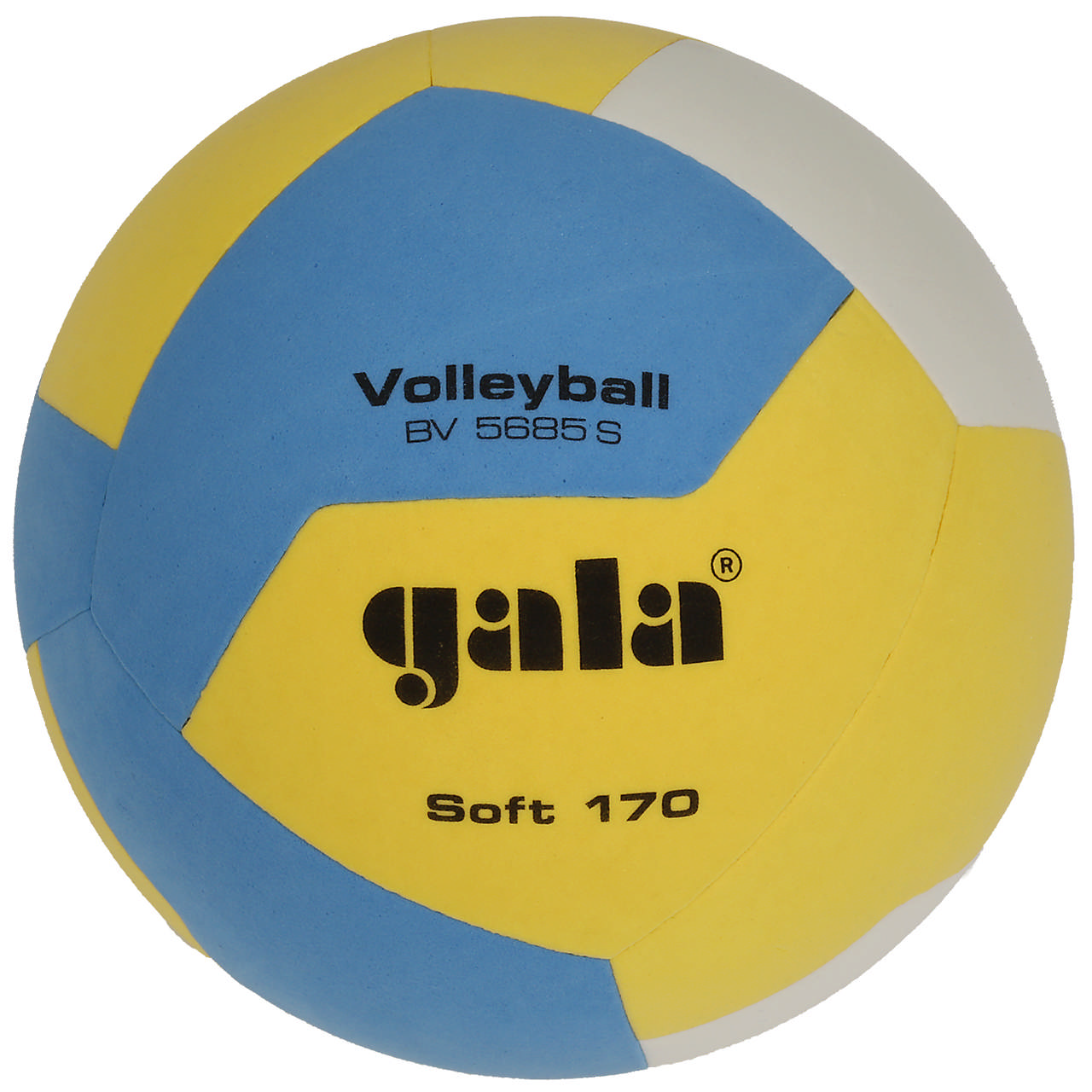 Volleyboll GALA Soft 170 BV5685SC, vit/gul/blå