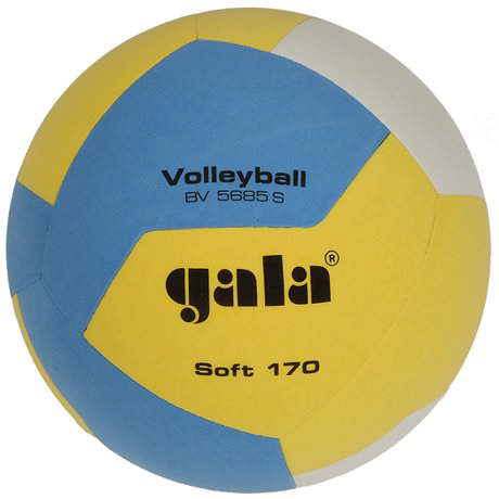 Volleyboll GALA Soft 170 BV5685SC, 10-pack, vit/gul/blå